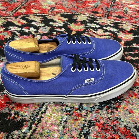 EXCELLENT Vans Authentic Low Skate Shoe Spectrum Purple True White Men\'s 12 main image 10